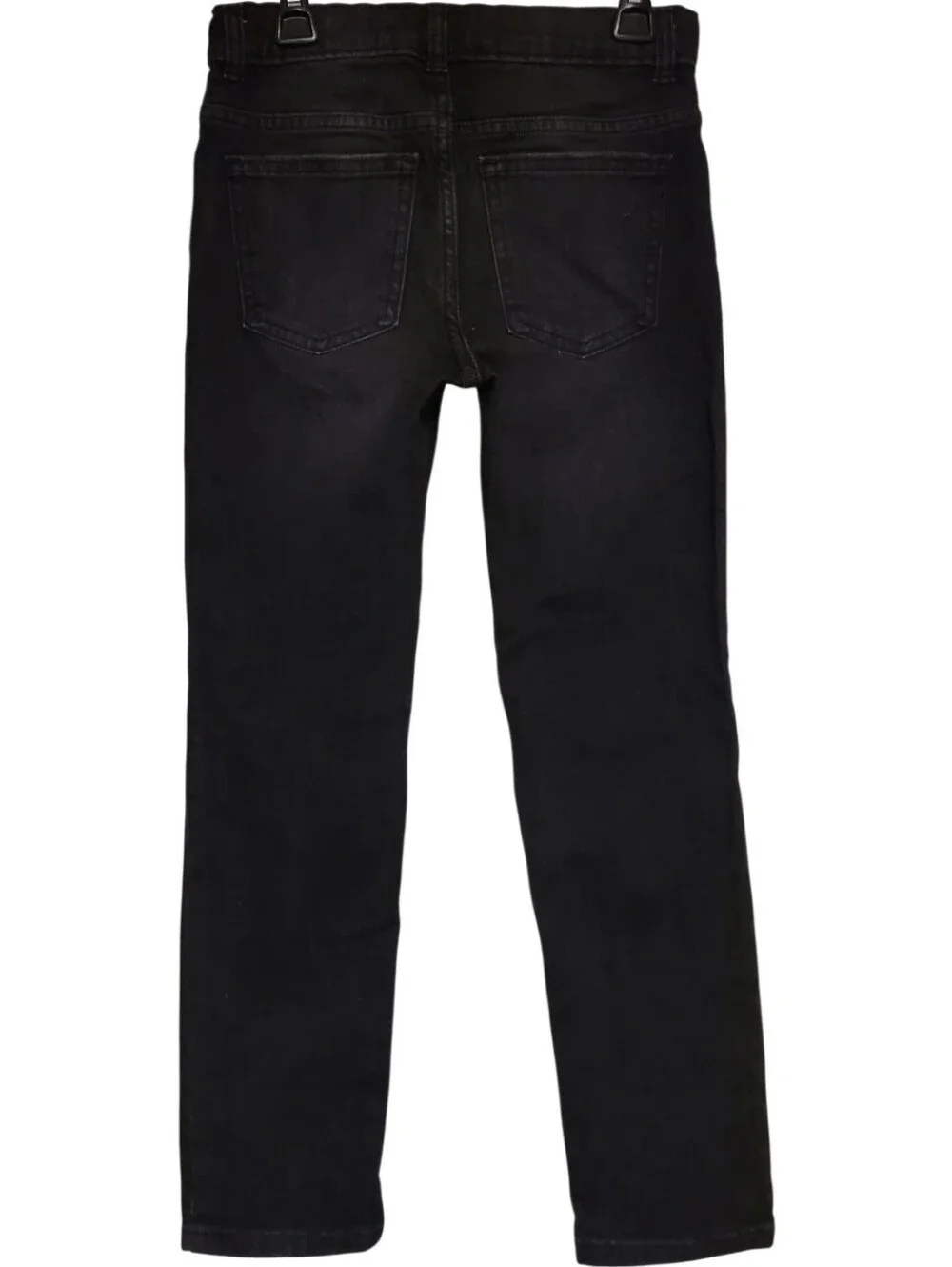 Wonder Nation Adjustable Waist Buttons Charcoal Straight Jeans Boys Size 10 Slim
